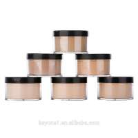 Customize design setting powder container with puff filter brush