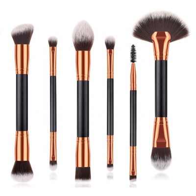 New 2019 cosmetic brush 6pcs double end  makeup brushes set