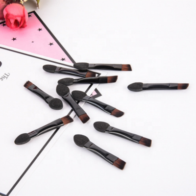 Hot Selling Chinese Factory Double Sided 2 In 1 Mini Eyebrow Eyeshadow Makeup Brush